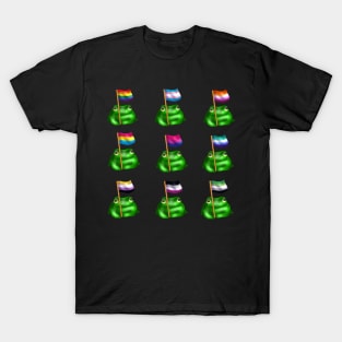 LGBTQ Frogs Sticker Pack T-Shirt